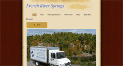 Desktop Screenshot of frenchriversprings.com